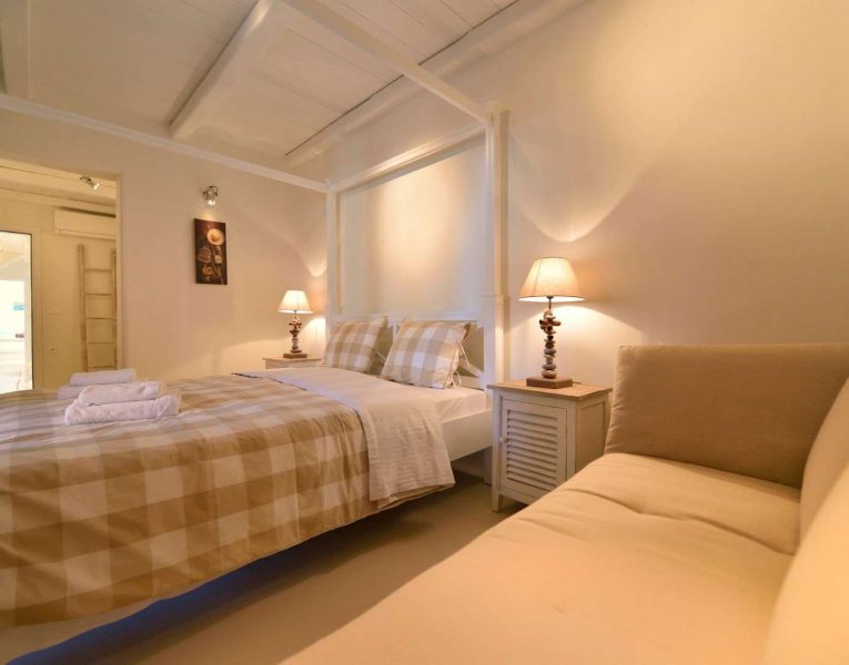 Villa Hypatia in Mykonos Greece, bedroom 3, by Olive Villa Rentals