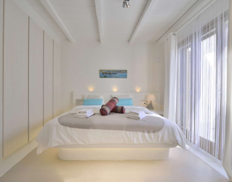 Villa Hypatia in Mykonos Greece, bedroom 4, by Olive Villa Rentals