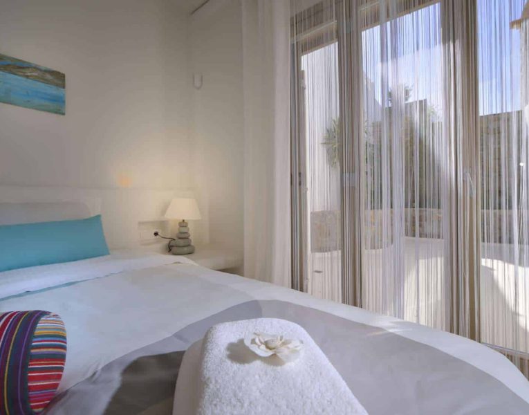 Villa Hypatia in Mykonos Greece, bedroom 5, by Olive Villa Rentals