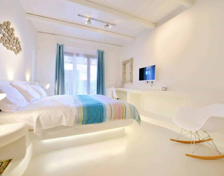 Villa Hypatia in Mykonos Greece, bedroom 8, by Olive Villa Rentals