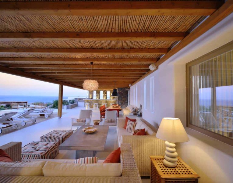 Villa Hypatia in Mykonos Greece, pool 4, by Olive Villa Rentals