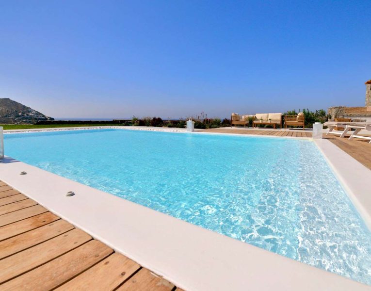 Villa Hypatia in Mykonos Greece, pool 7, by Olive Villa Rentals