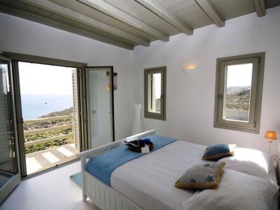 Villa Joy in Mykonos Greece, bedroom 2, by Olive Villa Rentals