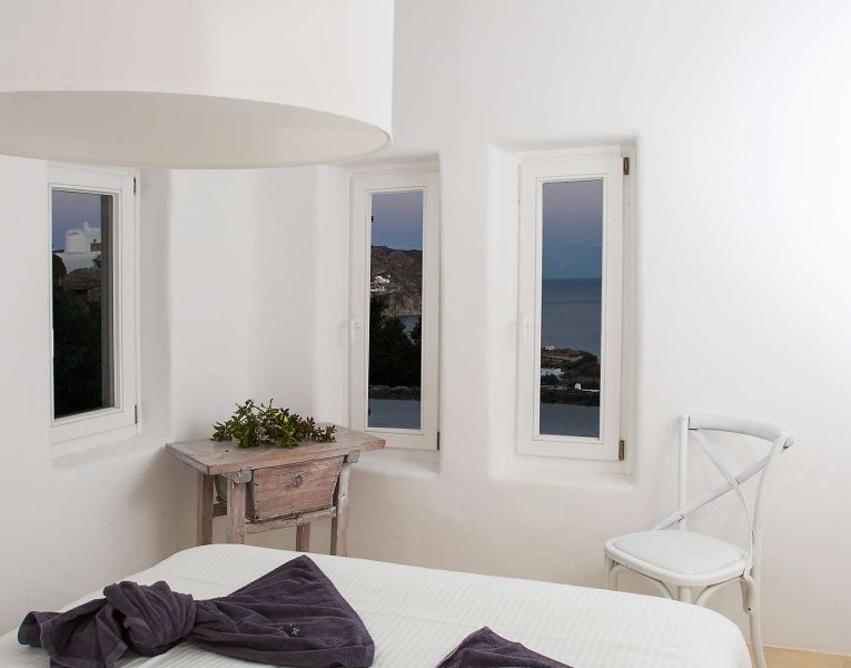 Villa Myrrini in Mykonos Greece, bedroom 4, by Olive Villa Rentals