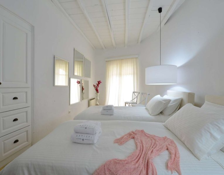 Villa Myrrini in Mykonos Greece, bedroom 4, by Olive Villa Rentals