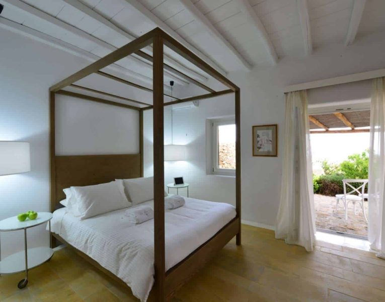 Villa Myrrini in Mykonos Greece, bedroom 5, by Olive Villa Rentals