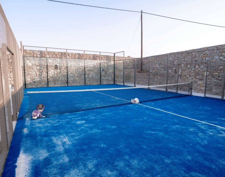 Villa Zoe in Mykonos Greece, tennis 2, by Olive Villa Rentals