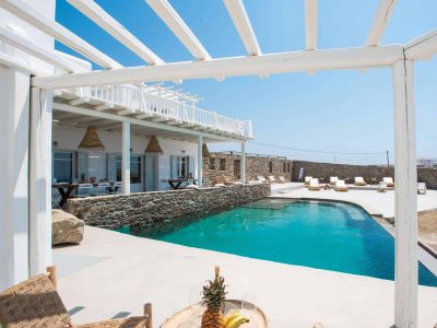 Villa Zoe in Mykonos Greece, pool 2, by Olive Villa Rentals