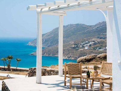 Villa Zoe in Mykonos Greece, sea view 3, by Olive Villa Rentals