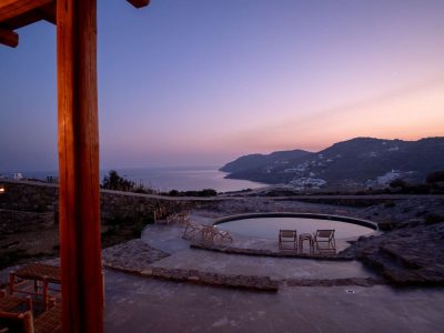 Villa Zoe in Mykonos Greece, sea view, by Olive Villa Rentals