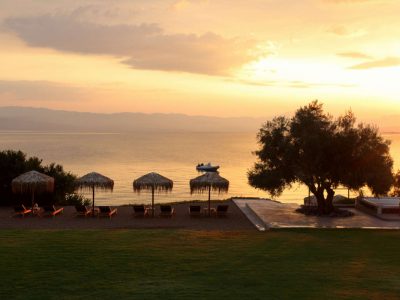 Villa-Copper-Evia-by-Olive-Villa-Rentals-sunset