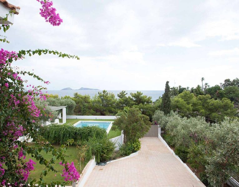 Villa Amy in Porto Heli Greece, pool, by Olive Villa Rentals