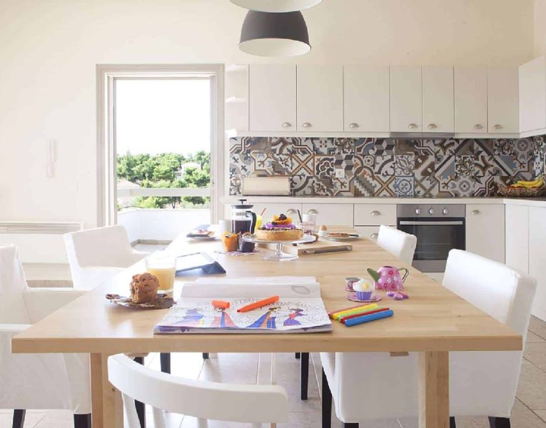 Villa Amy in Porto Heli Greece, kitchen, by Olive Villa Rentals