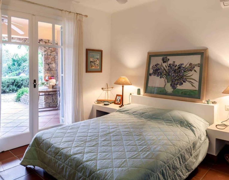 Villa Dantea in Porto Heli Greece, bedroom, by Olive Villa Rentals