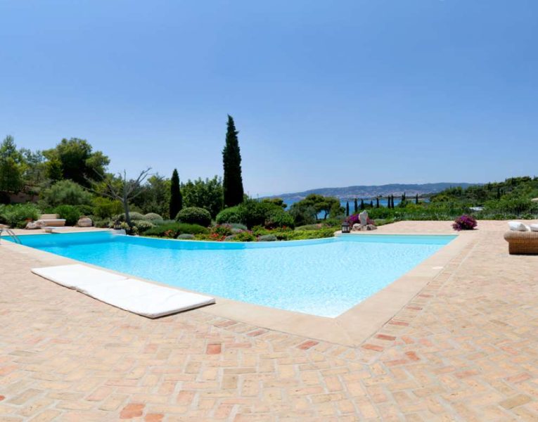 Villa Dantea in Porto Heli Greece, pool 2, by Olive Villa Rentals