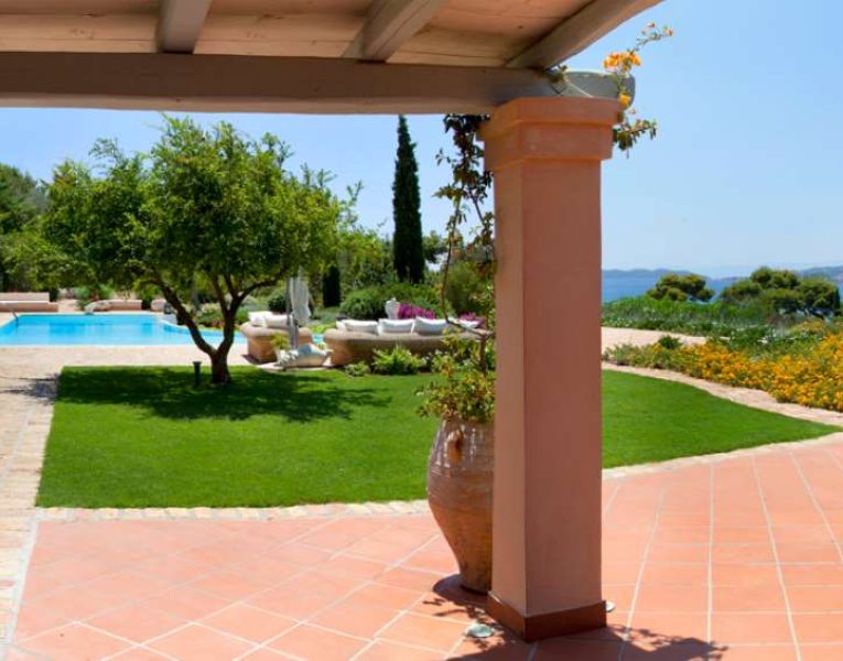 Villa Dantea in Porto Heli Greece, pool 3, by Olive Villa Rentals
