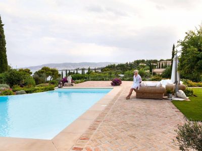 Villa Dantea in Porto Heli Greece, pool, by Olive Villa Rentals