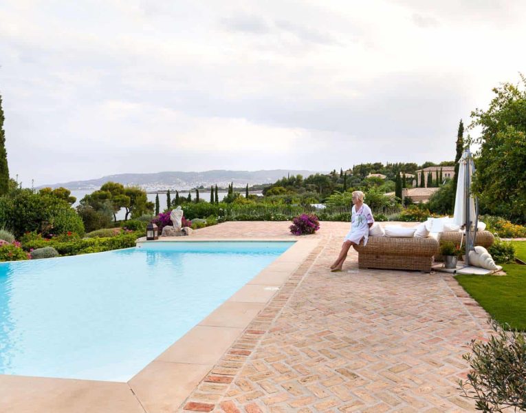 Villa Dantea in Porto Heli Greece, pool, by Olive Villa Rentals