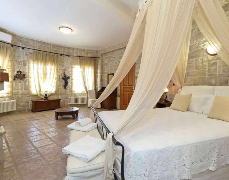 Villa Rafaella in Porto Heli Greece, bedroom, by Olive Villa Rentals