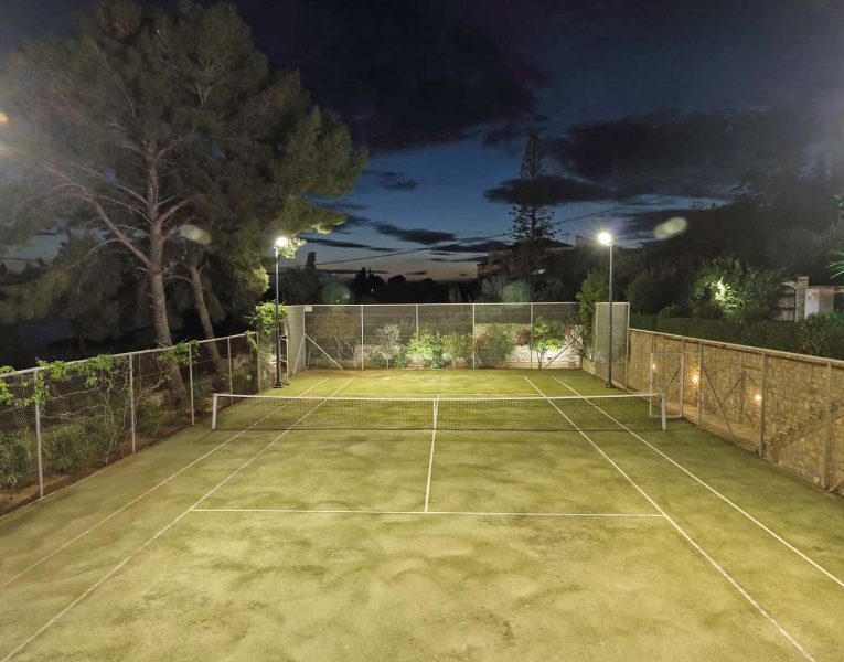 Villa Rafaella in Porto Heli Greece, tennis, by Olive Villa Rentals