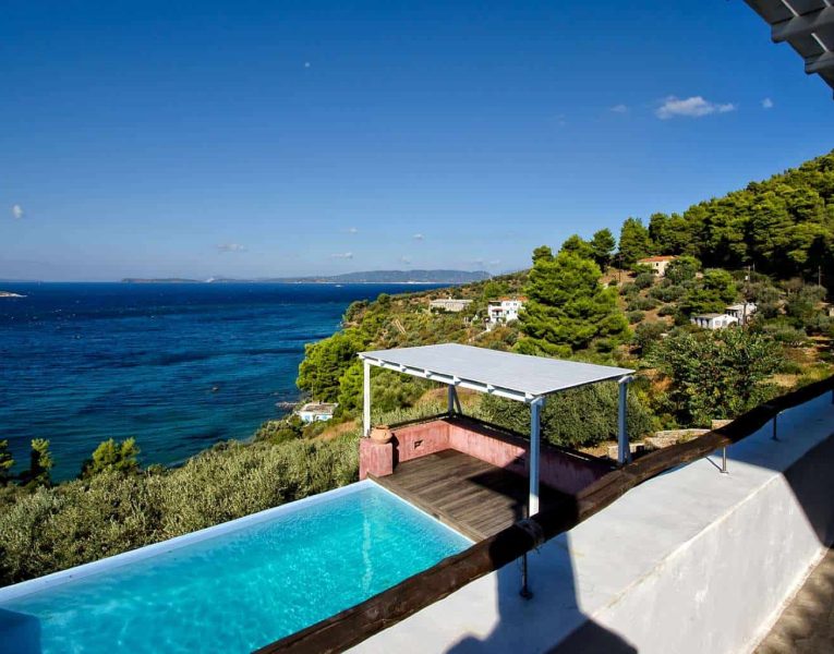 Villa Cybele in Skopelos Greece, sea view, by Olive Villa Rentals