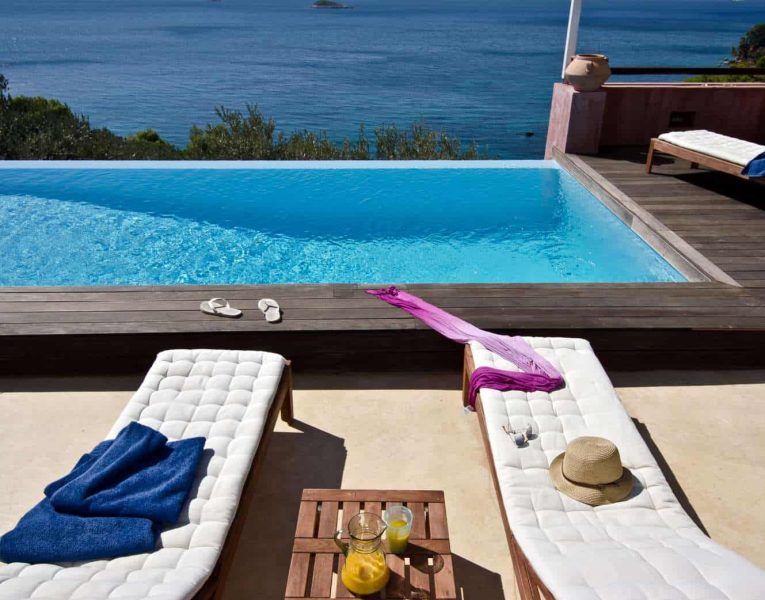 Villa Cybele in Skopelos Greece, pool 2, by Olive Villa Rentals