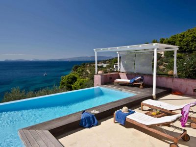 Villa Cybele in Skopelos Greece, pool 4, by Olive Villa Rentals