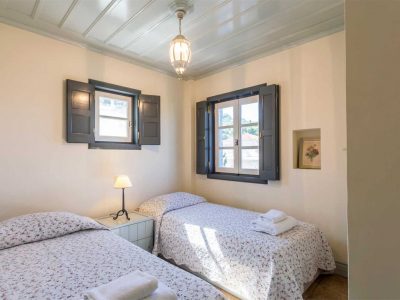 Villa Corinna in Spetses Greece, bedroom, by Olive Villa Rentals