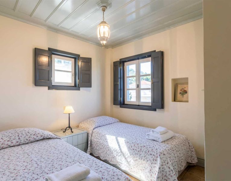 Villa Corinna in Spetses Greece, bedroom, by Olive Villa Rentals