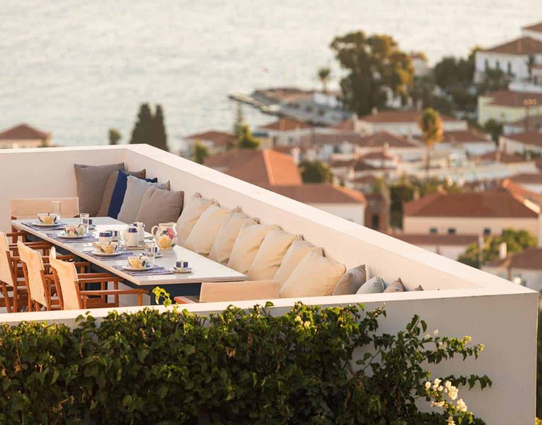 Villa Pegasus in Spetses Greece, sea view 2, by Olive Villa Rentals
