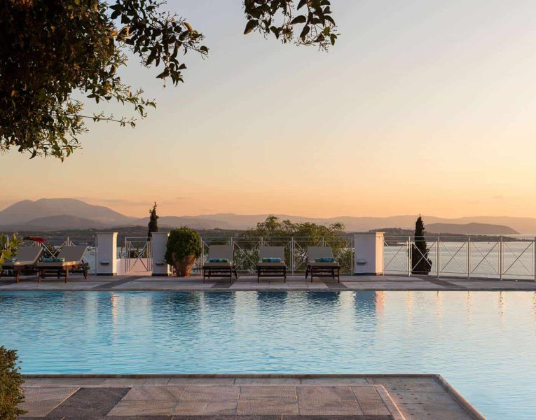 Villa Pegasus in Spetses Greece, pool 2, by Olive Villa Rentals