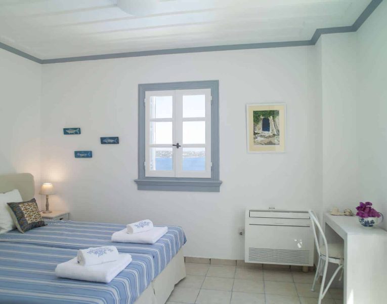 Villa Spezie in Spetses Greece, bedroom 3, by Olive Villa Rentals