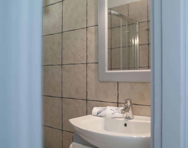 Villa Spezie in Spetses Greece, bathroom 3, by Olive Villa Rentals