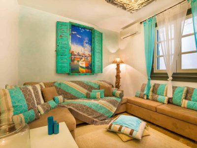 Villa Veneta in Spetses Greece, living room 6, by Olive Villa Rentals