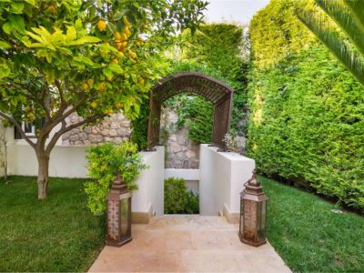 Villa Veneta in Spetses Greece, entrance 2, by Olive Villa Rentals