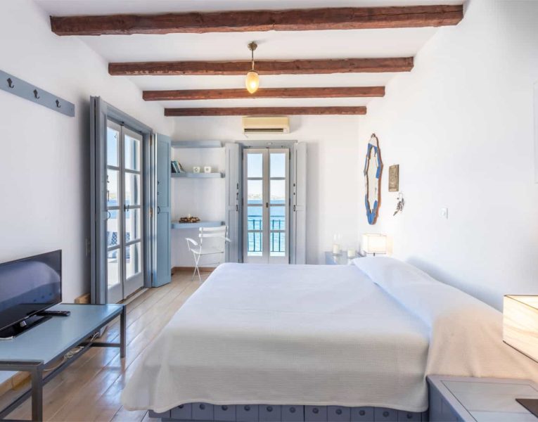 Villa Zenais in Spetses Greece, bedroom, by Olive Villa Rentals