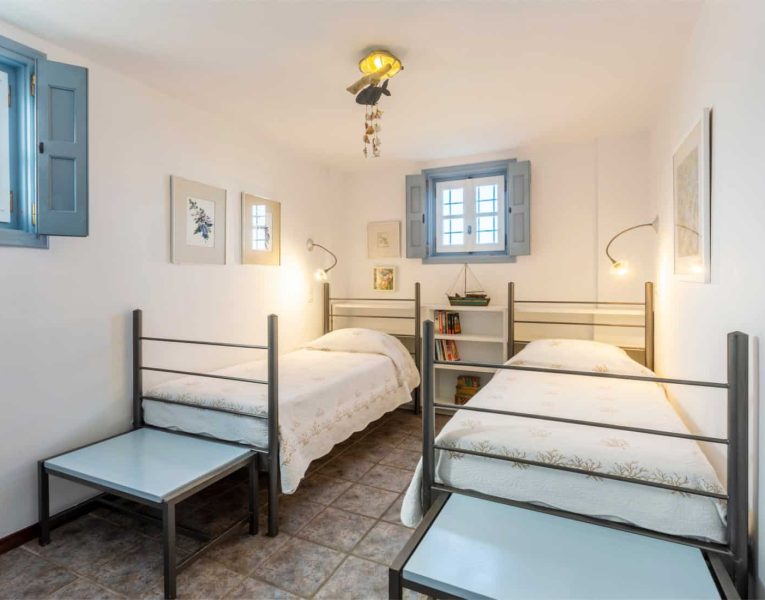 Villa Zenais in Spetses Greece, bedroom, by Olive Villa Rentals