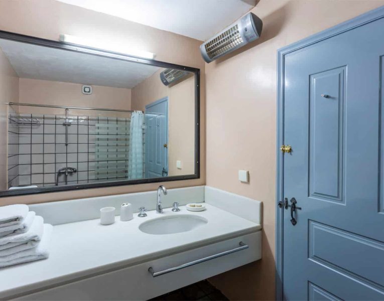 Villa Zenais in Spetses Greece, bathroom, by Olive Villa Rentals