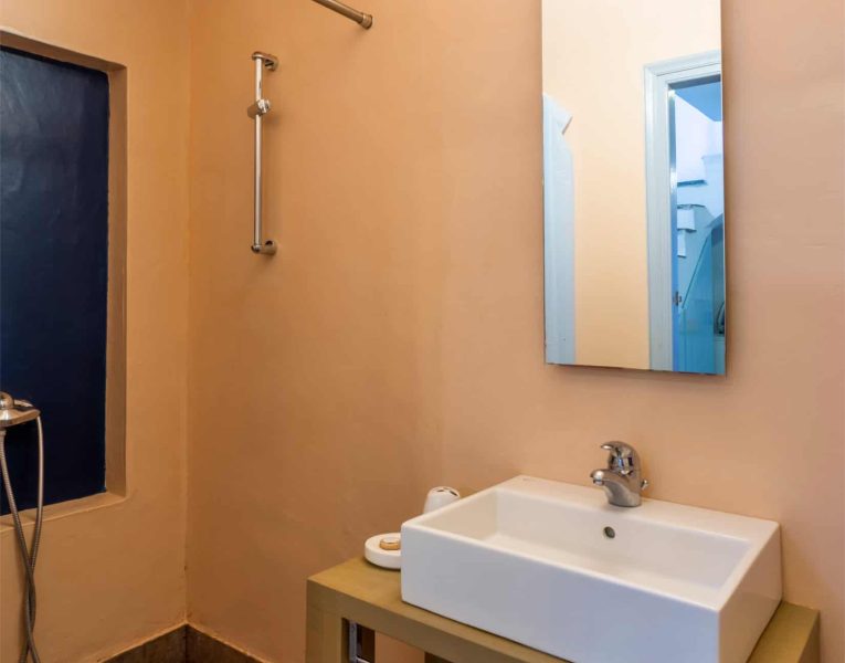 Villa Zenais in Spetses Greece, bathroom, by Olive Villa Rentals