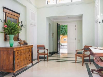 Villa Emeralda in Corfu Greece, entrance, by Olive Villa Rentals