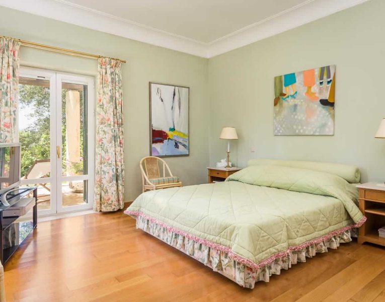 Villa Emeralda in Corfu Greece, bedroom 2, by Olive Villa Rentals