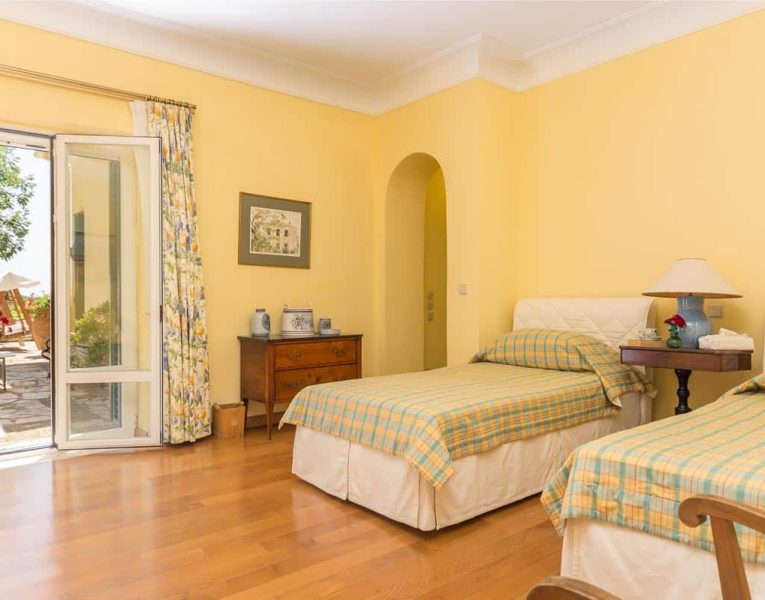 Villa Emeralda in Corfu Greece, bedroom 3, by Olive Villa Rentals