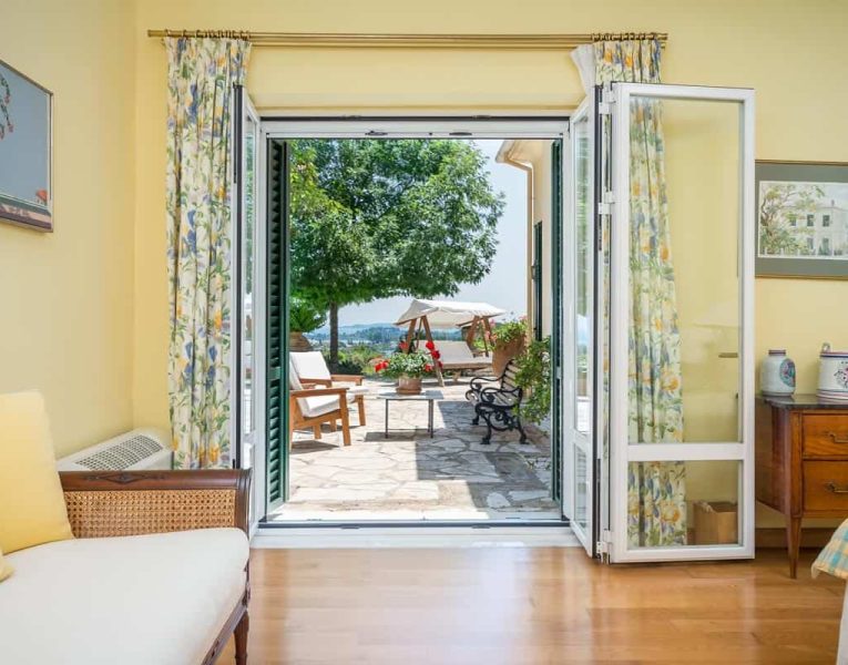 Villa Emeralda in Corfu Greece, bedroom 4, by Olive Villa Rentals