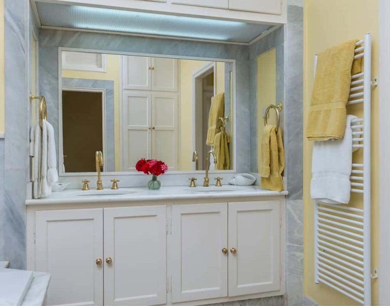 Villa Emeralda in Corfu Greece, bathroom 3, by Olive Villa Rentals