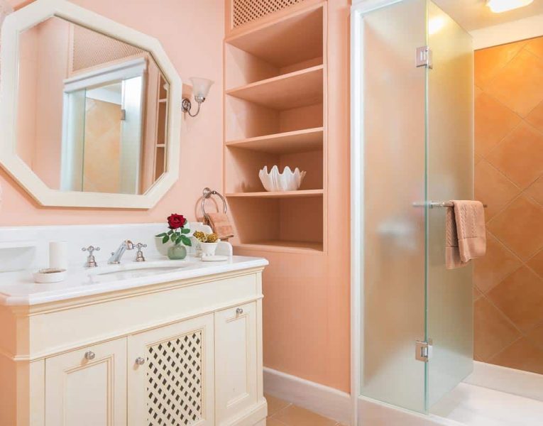 Villa Emeralda in Corfu Greece, bathroom 6, by Olive Villa Rentals