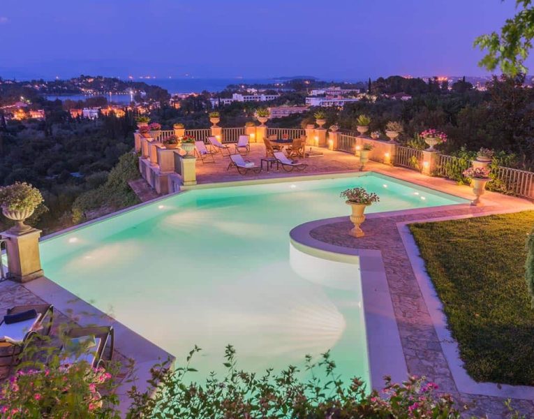 Villa Emeralda in Corfu Greece, pool 6, by Olive Villa Rentals