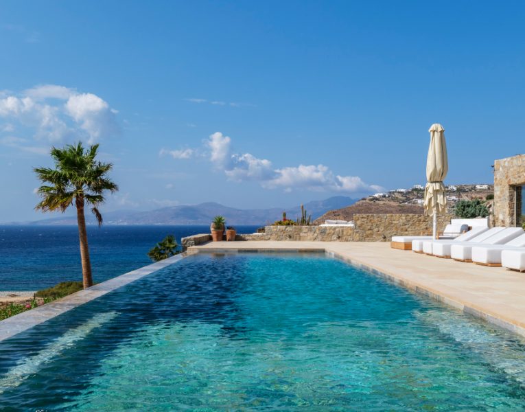 Mythos Luxury Mansion in Mykonos by Olive Villa Rentals