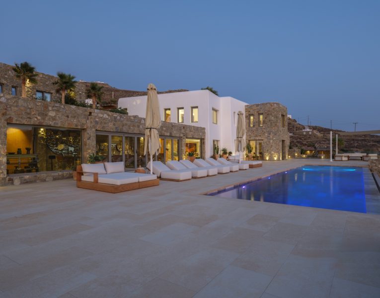 Mythos Luxury Mansion in Mykonos by Olive Villa Rentals